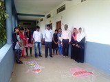 RANGOLI COMPITATION FOR NSS WEEK CELEBRATION